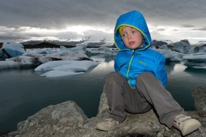 Philipp am Jökulsárlón, Juli 2013